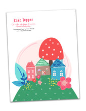 Load image into Gallery viewer, Fairy Woodland Party Tableware + Cake Topper Bundle