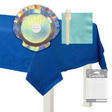 Load image into Gallery viewer, Mermaid Party Tableware + Cake Topper Bundle