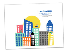 Load image into Gallery viewer, Superhero Party Tableware + Cake Topper Bundle