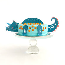 Load image into Gallery viewer, Dinosaur Party Tableware + Cake Topper Bundle