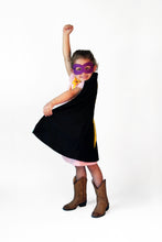 Load image into Gallery viewer, Black superhero cape