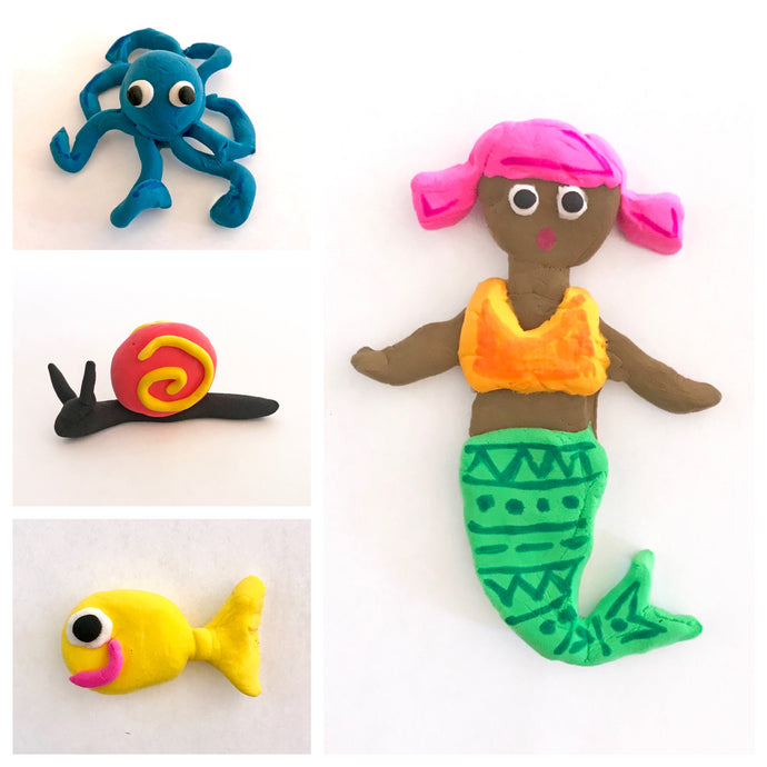 Clay Mermaids & Sea Creatures