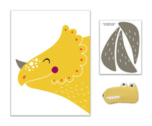 Load image into Gallery viewer, Dinosaur Pin the Horn Game | Birthday Party Activity for Girls, Boys