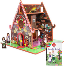 Load image into Gallery viewer, Hansel &amp; Gretel Gingerbread House Playset