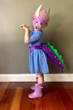 Load image into Gallery viewer, Dinosaur Tail &amp; Mask Dress-Up Set