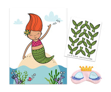 Load image into Gallery viewer, Pin the Tail on the Mermaid Game | Under the Sea Party Game for Girls, Boys