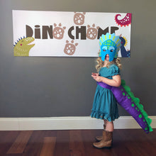 Load image into Gallery viewer, Dinosaur Tail &amp; Mask Dress-Up Set
