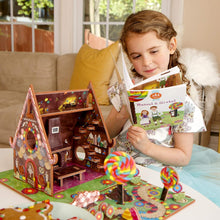 Load image into Gallery viewer, Hansel &amp; Gretel Gingerbread House Playset