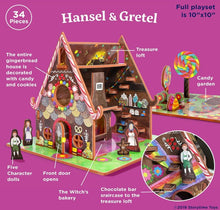 Load image into Gallery viewer, Hansel &amp; Gretel Gingerbread House Playset