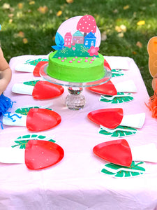 Fairy Woodland Party Tableware + Cake Topper Bundle