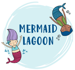 Mermaid graphics with Mermaid Lagoon text