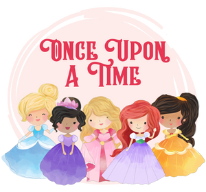 Princess graphics with Once Upon a Time text