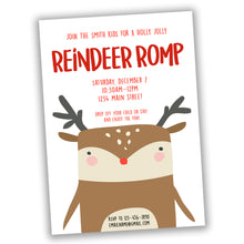 Load image into Gallery viewer, Christmas party invitation for kids