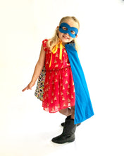 Load image into Gallery viewer, Royal blue superhero cape