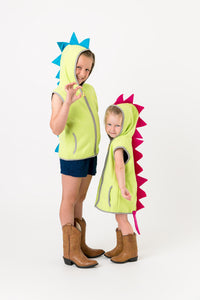 Dinosaur vest costumes on children