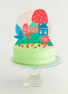 Fairy cake topper for a fairy cake