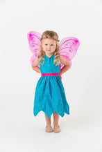 Load image into Gallery viewer, Blue fairy apron with wings