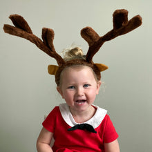 Load image into Gallery viewer, Large reindeer antler headband