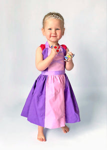 Rapunzel princess apron costume