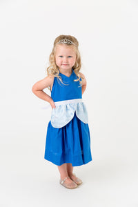 Blue princess apron costume